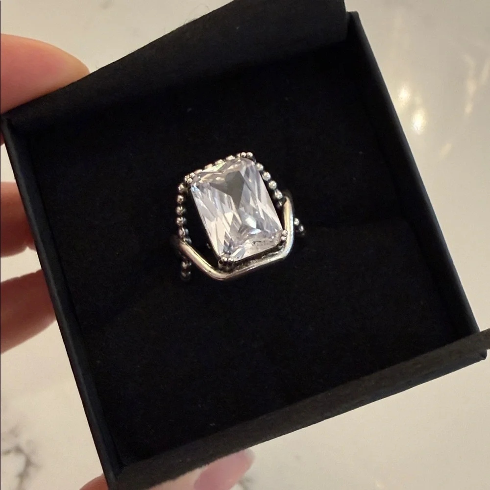 6 Carat Clear Cut Ring (NEW)